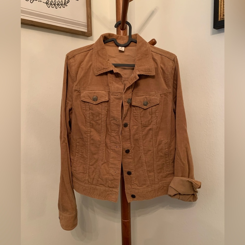 Women’s Medium Old Navy Brown Corduroy Jacket